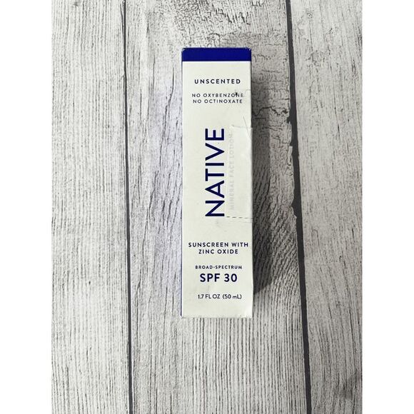 Native SPF 30 Sunscreen with Zinc Oxide Unscented Expires 5/24; New - Picture 1 of 3